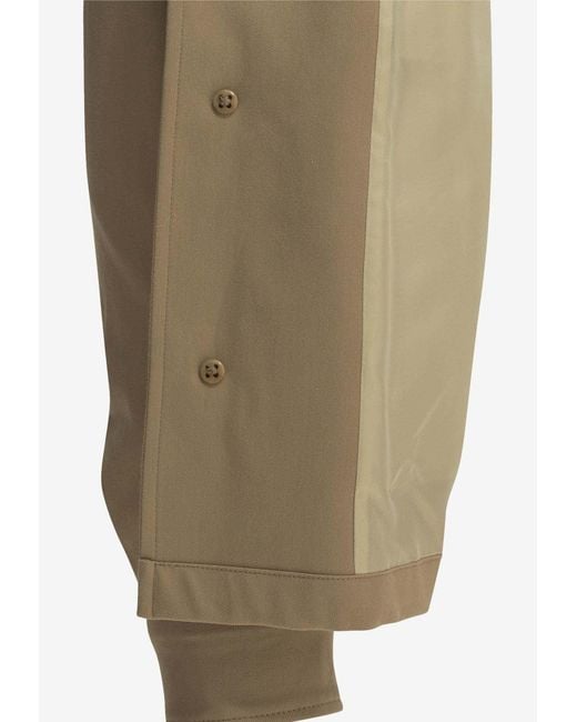 Herno Green Classic Buttoned Overshirt for men