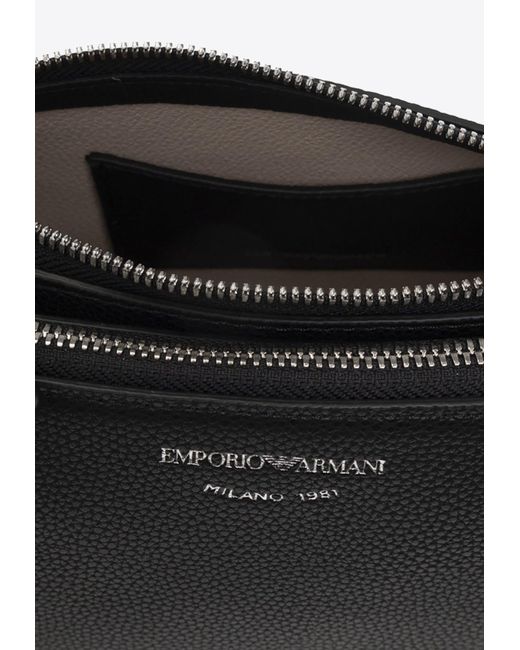 Emporio Armani White Small Double Shoulder Bag