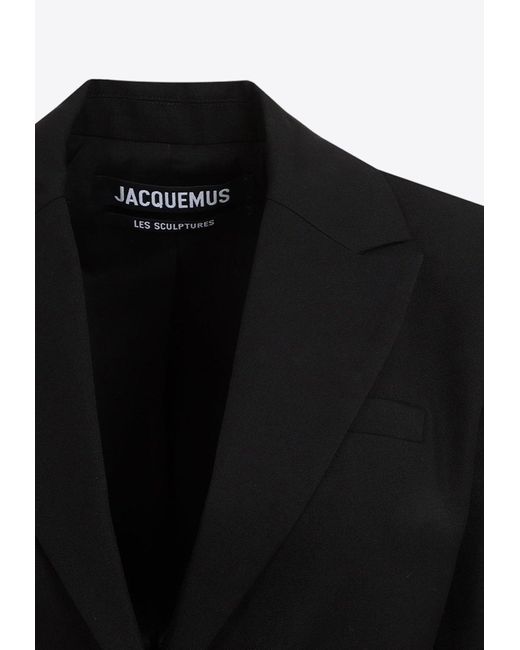 Jacquemus Black Bari Blazer Mini Dress