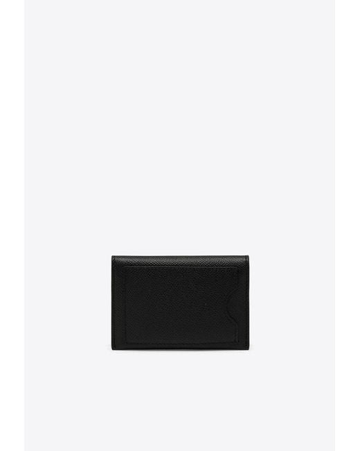 Ferragamo White Vara Bow Leather Cardholder