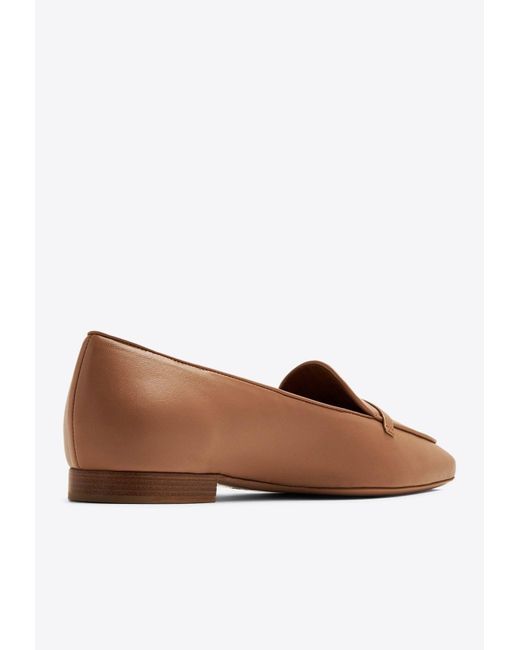 Malone Souliers White Bruni Flat Loafers