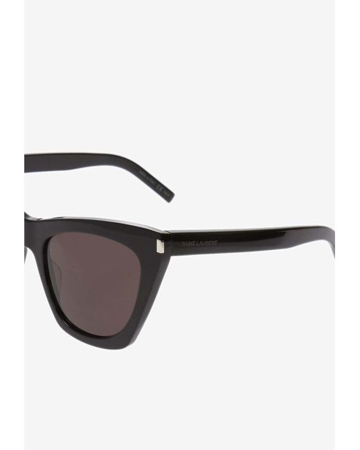 Saint Laurent Gray New Wave 214 Kate Sunglasses