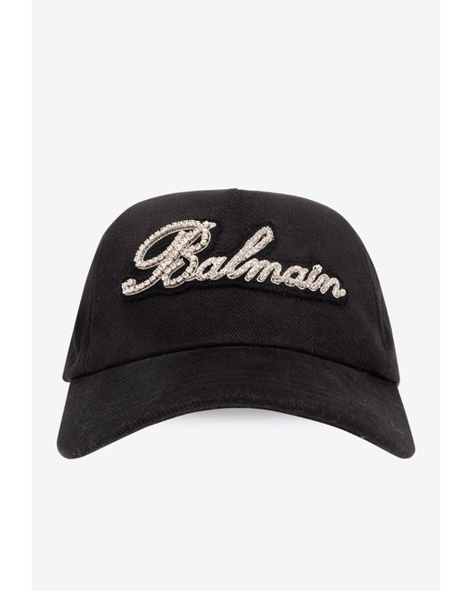 BALMAIN PARIS エンブロイダリーキャップ　バルマン　ロゴキャップ BALMAIN PARIS エンブロイダリーキャップ バルマン ロゴキャップ