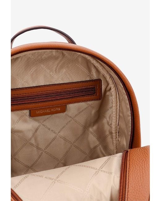 Michael Kors Brown Medium Bex Leather Backpack