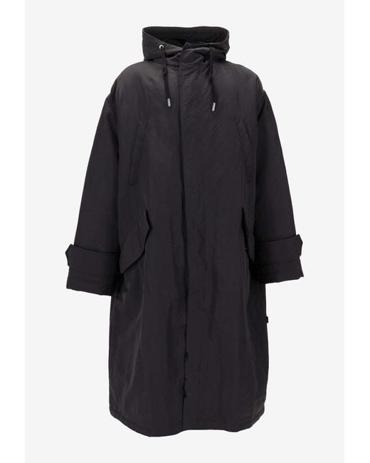 AMI Blue Padded Parka Jacket