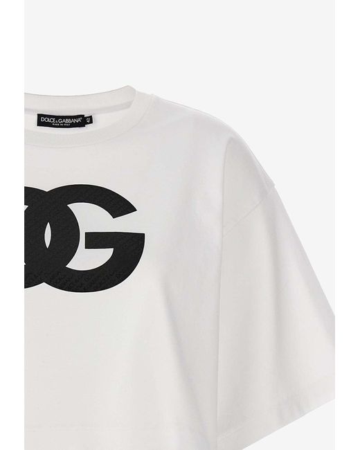 Dolce & Gabbana White Logo T-Shirt