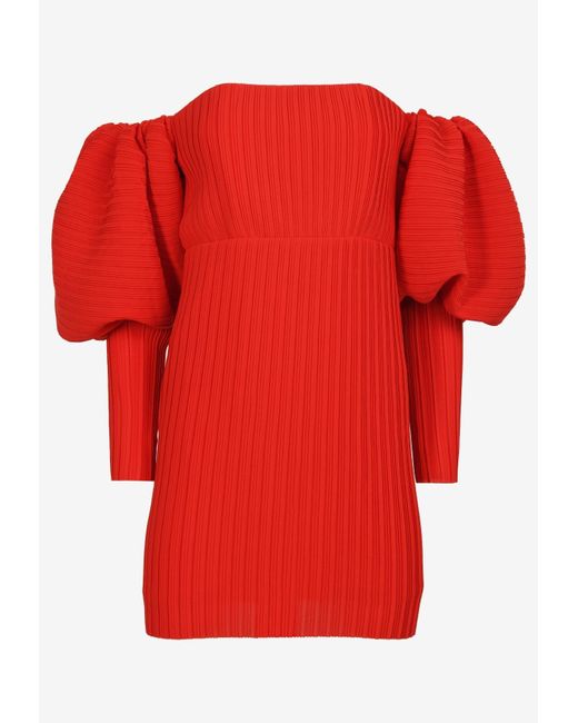 Solace London Red Skye Mini Dress