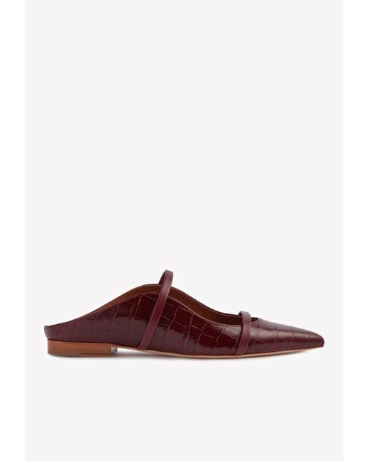 Malone Souliers Brown Maureen Flat Mules