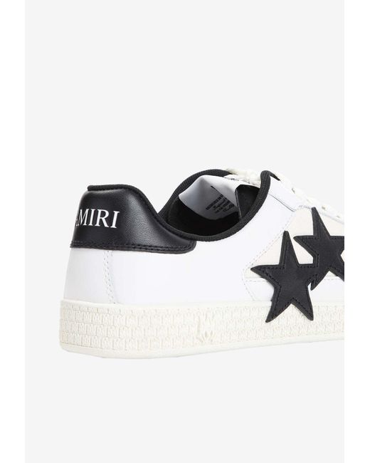 Amiri White Pacific Stars Low-Top Sneakers for men