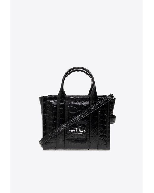 Marc Jacobs Black The Small Logo Tote Bag