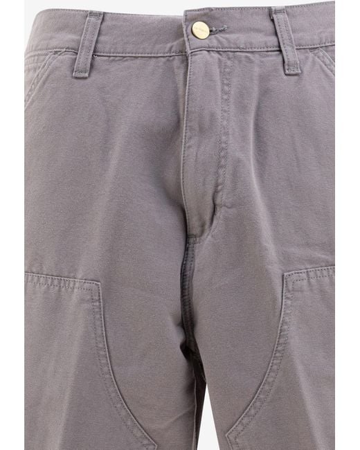 Carhartt Gray Double Knee Bermuda Shorts for men