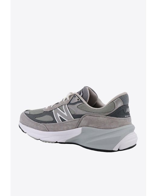 New Balance Gray 990 Low-Top Sneakers for men