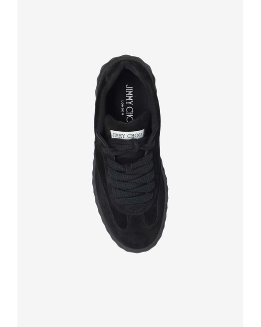 Jimmy Choo Black Diamond Maxi Low-Top Sneakers for men