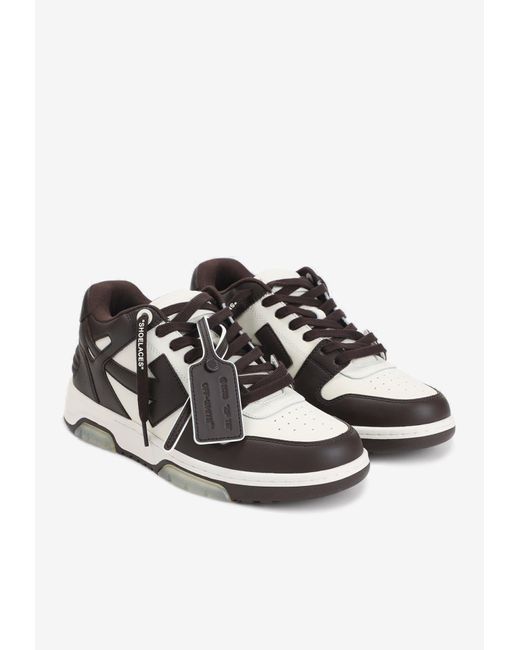 Off-White c/o Virgil Abloh Brown Chocolate And Out Of Office Sneakers for men