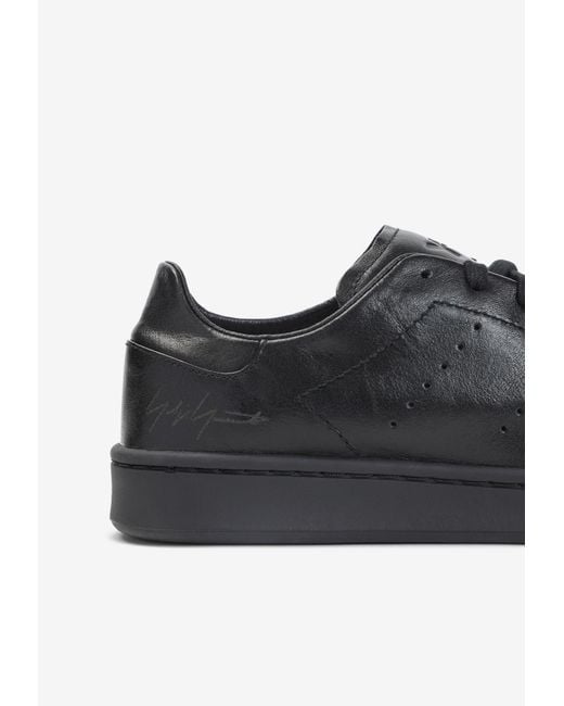 Y-3 Black Stan Smith Low-Top Sneakers for men