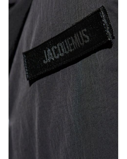 Jacquemus Black Jacket With Logo for men