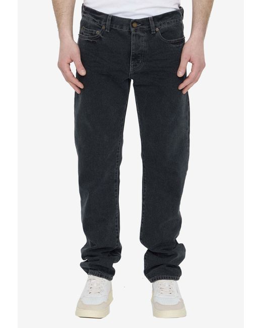 Saint Laurent Blue Classic Straight-Leg Jeans for men
