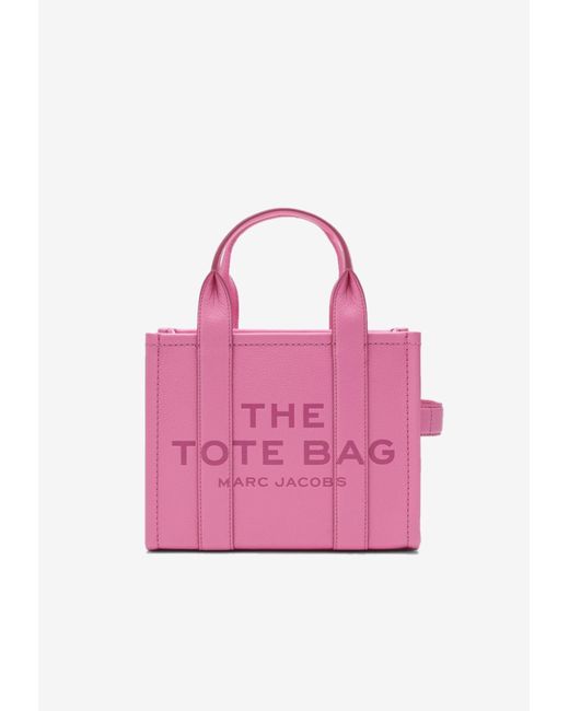 Marc Jacobs Pink Small Grained Leather Tote Bag
