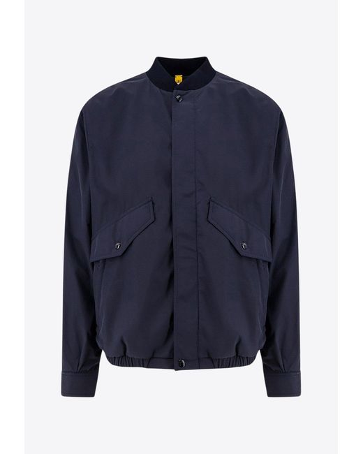 Moncler Genius Blue Zip-Up Padded Jacket for men