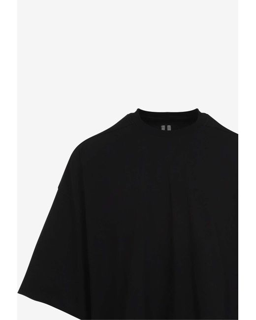 Rick Owens Black Tommy Short-Sleeved T-Shirt for men