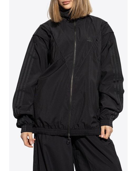 Adidas Originals Black Rasant Cut Line Track Jacket