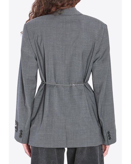 Alexander Wang Gray Tailored Blazer