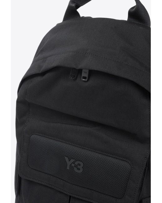 Y-3 Black Small Backpack for men