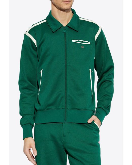 Adidas Originals Green Jacket Adidas Premium Track Top/ Collegiate for men