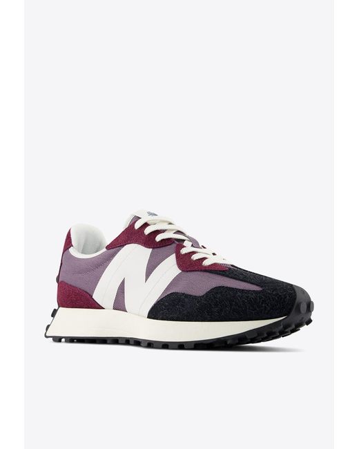 New Balance 327 Low-top Sneakers In Nb Burgundy With Shadow for Men | Lyst