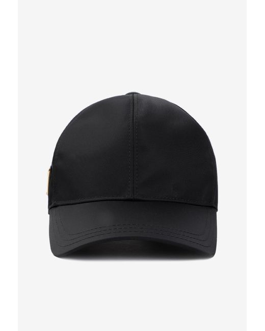 Prada Black Re-Nylon Baseball Cap