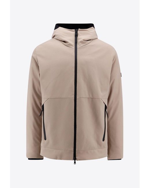 Peuterey Natural Logo-Patch Padded Jacket for men
