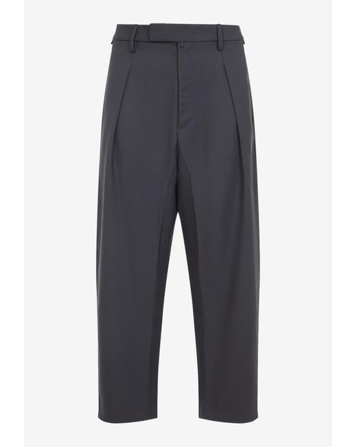 Mordecai Blue Sartorial Wool Pants for men