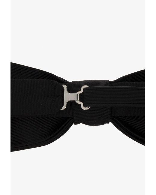 DSquared² Black Charming Bow Tie for men
