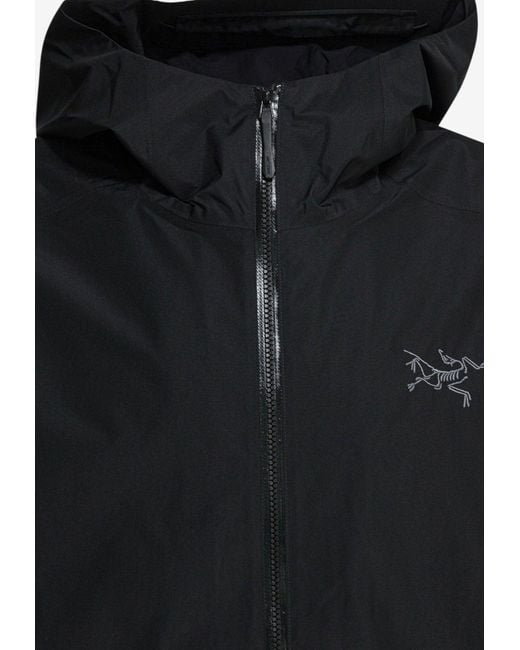 Arc'teryx Black Solano Technical Jacket for men