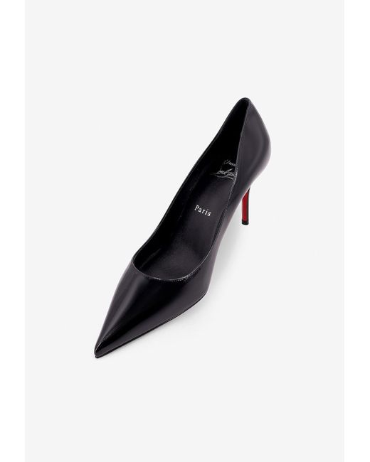 Christian Louboutin Black Miss Z 80 Patent Leather Pumps