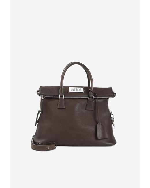 Maison Margiela Brown 5Ac Loved To Death Top Handle Bag