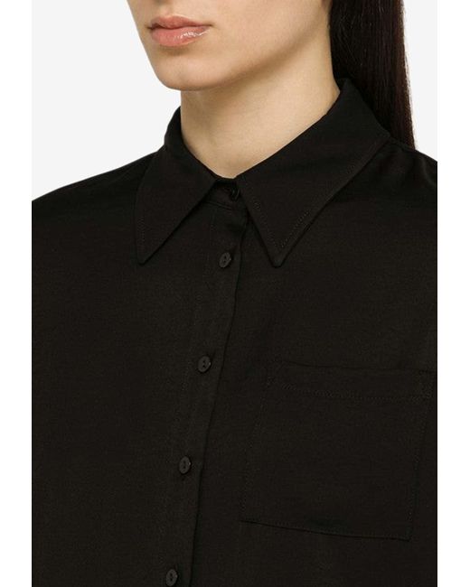 FEDERICA TOSI Black Basic Oversized Shirt