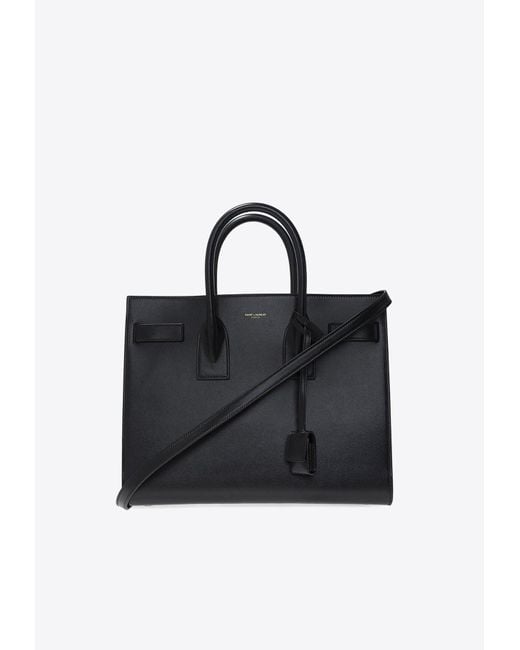 Saint Laurent Black Small Sac De Jour Shoulder Bag