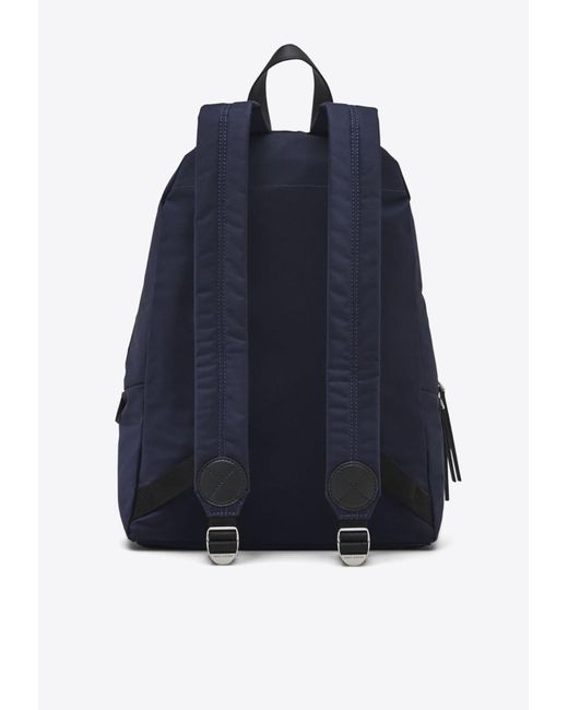 Marc Jacobs Blue The Large Biker Zipped Backpack