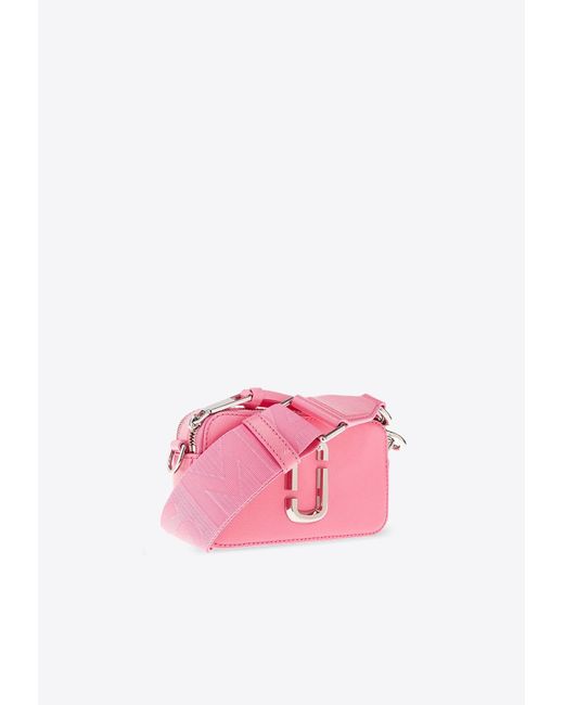 Marc Jacobs Pink The Utility Snapshot Leather Camera Bag