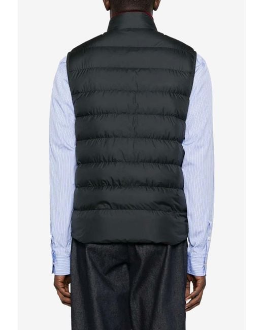 Moncler Blue Treompan Down Vest for men