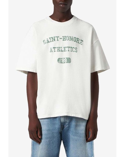 1989 STUDIO White Saint Honore Athletics T-Shirt for men