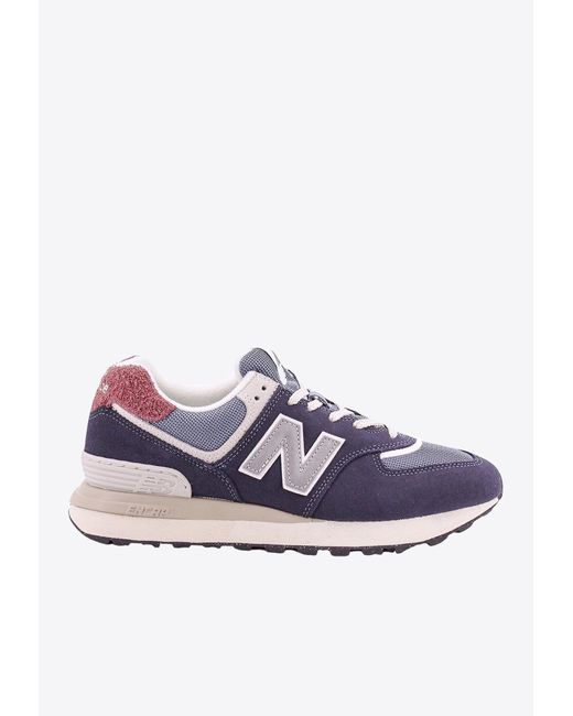New Balance Blue 574 Low-Top Sneakers for men