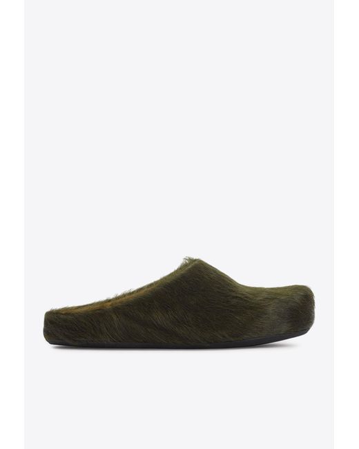 Marni Fussbett Sabot Mules in Green for Men | Lyst display picture 2