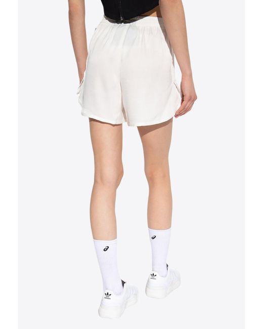 Adidas Originals White Version High-Rise Shorts