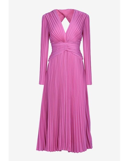 pink mossman dress MOSSMAN Restore Maxi Dress
