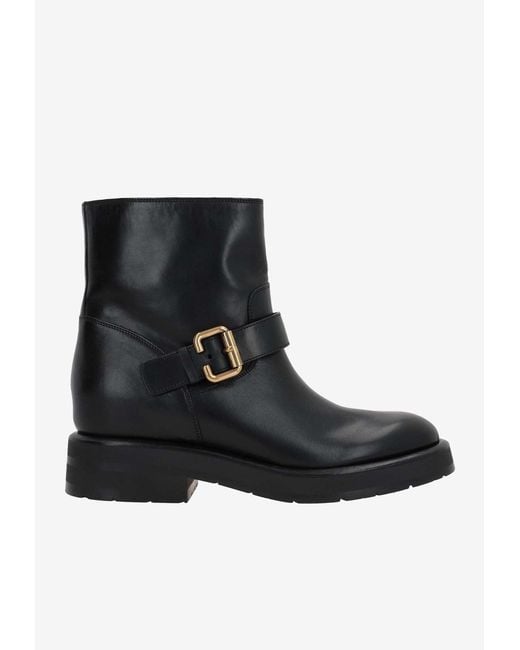 Chloé Black Coddington Ankle Boot