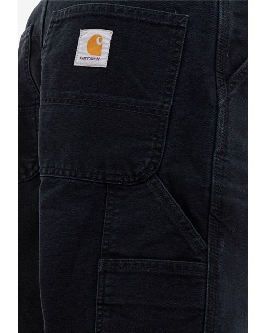 Carhartt Black Single-Knee Bermuda Shorts for men