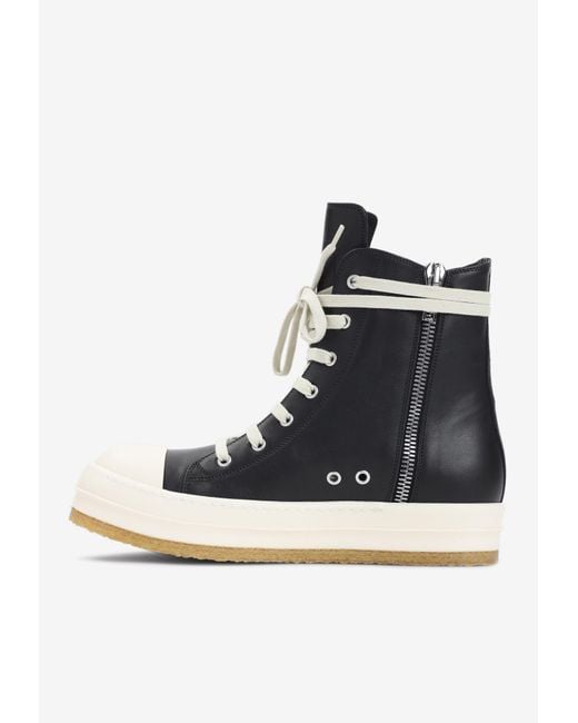 Rick Owens Black Creep Sneakers for men
