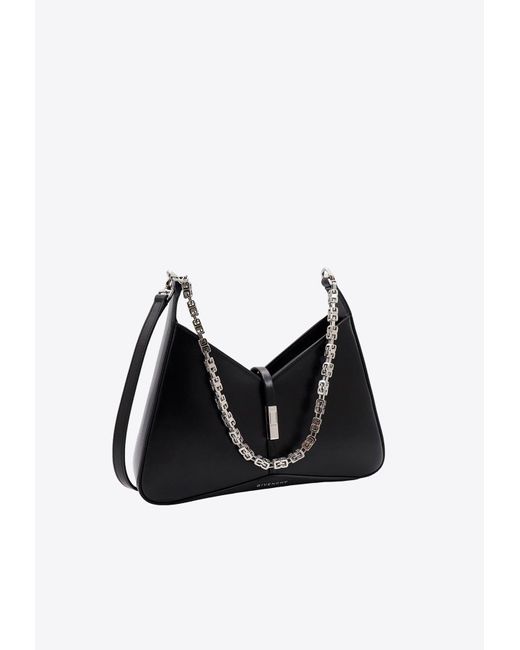 Givenchy Black Cut Out Leather Shoulder Bag
